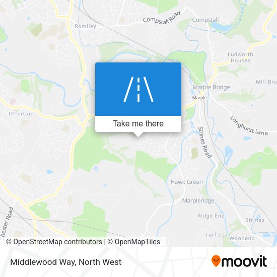 Middlewood Way map
