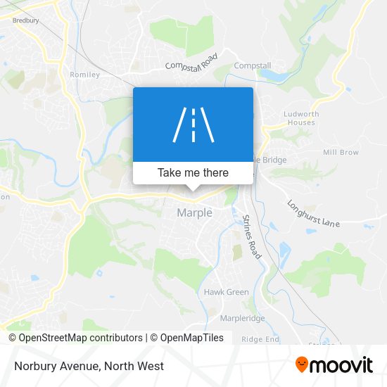 Norbury Avenue map