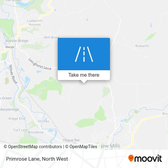 Primrose Lane map