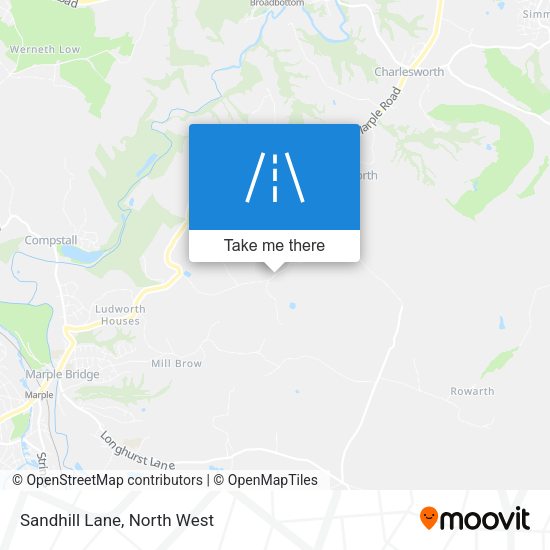 Sandhill Lane map
