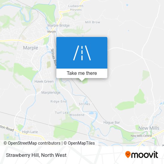 Strawberry Hill map