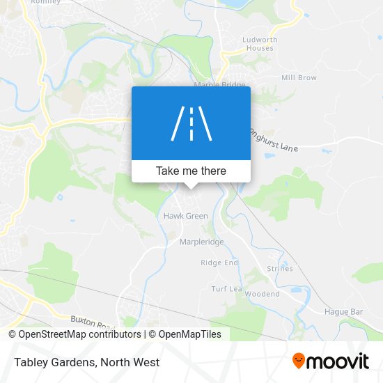 Tabley Gardens map