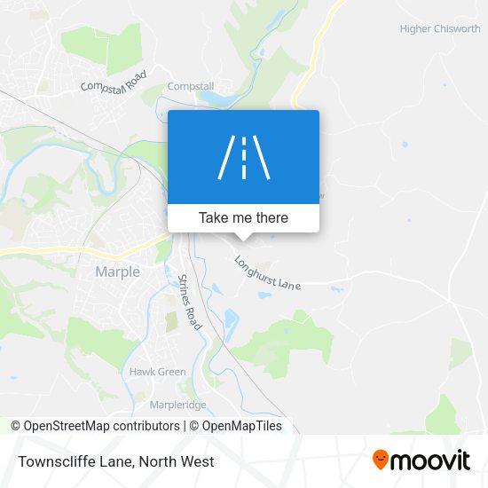 Townscliffe Lane map