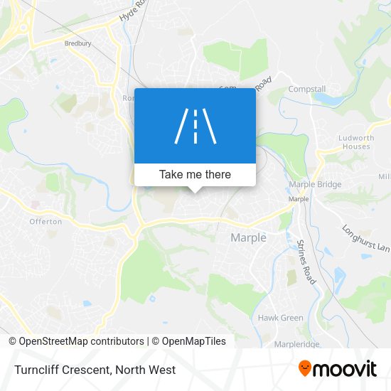 Turncliff Crescent map