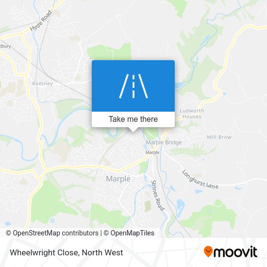 Wheelwright Close map
