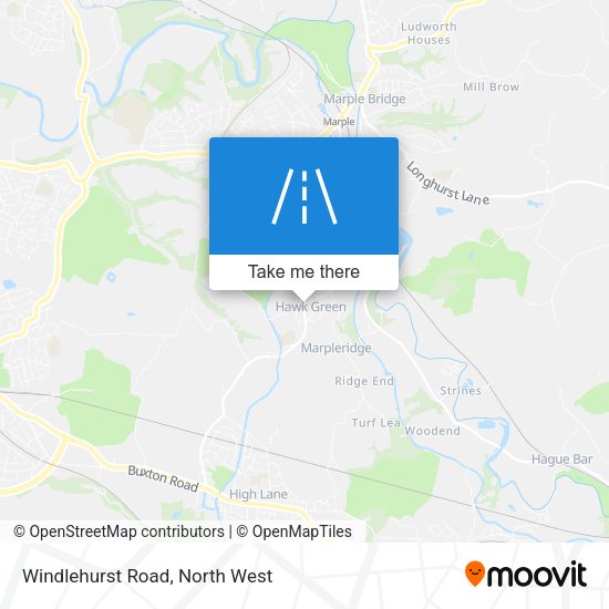 Windlehurst Road map