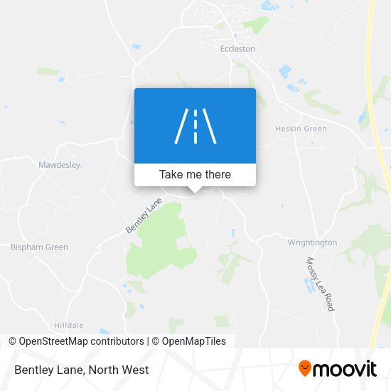 Bentley Lane map