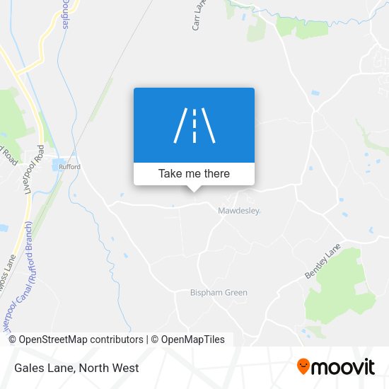 Gales Lane map