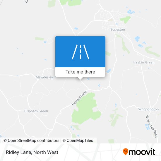 Ridley Lane map