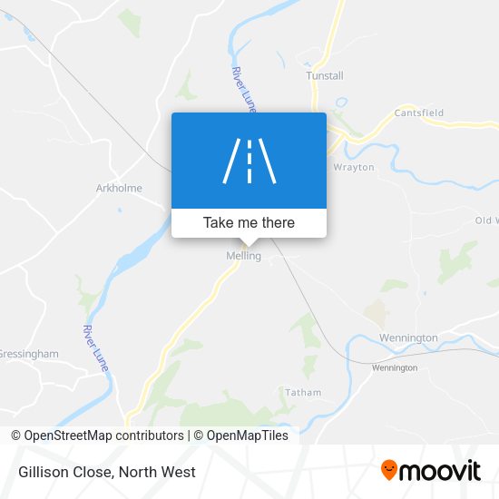 Gillison Close map