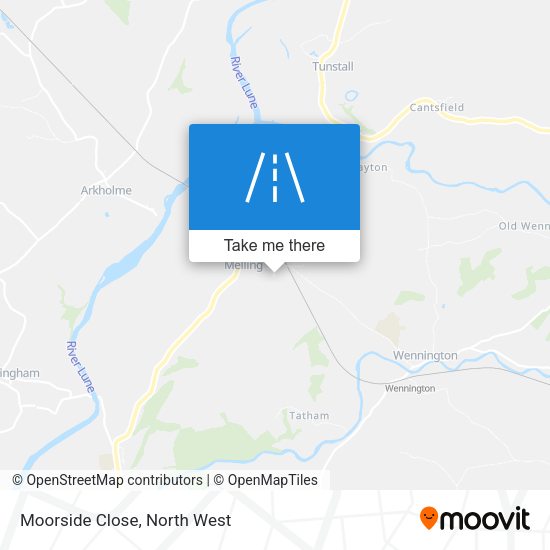 Moorside Close map