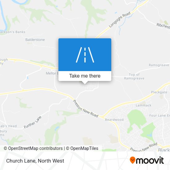 Church Lane map