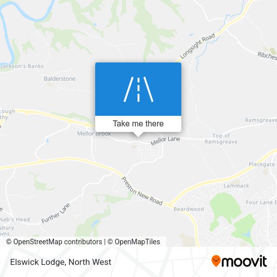 Elswick Lodge map