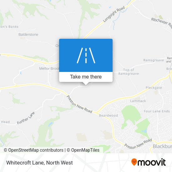 Whitecroft Lane map