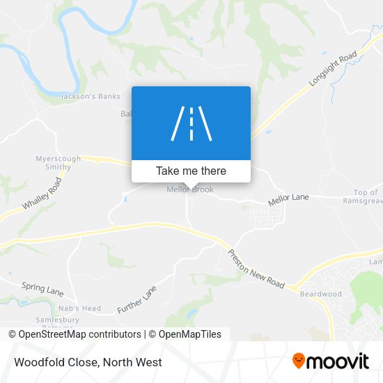 Woodfold Close map