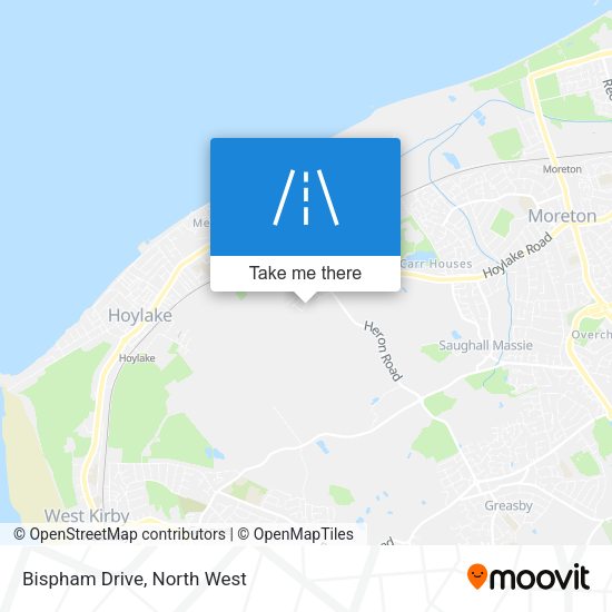 Bispham Drive map