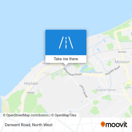 Derwent Road map