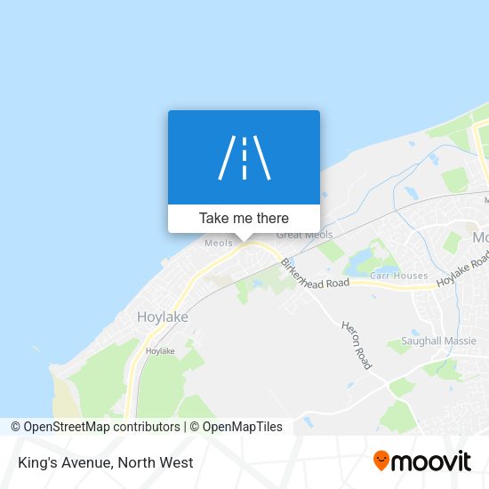 King's Avenue map
