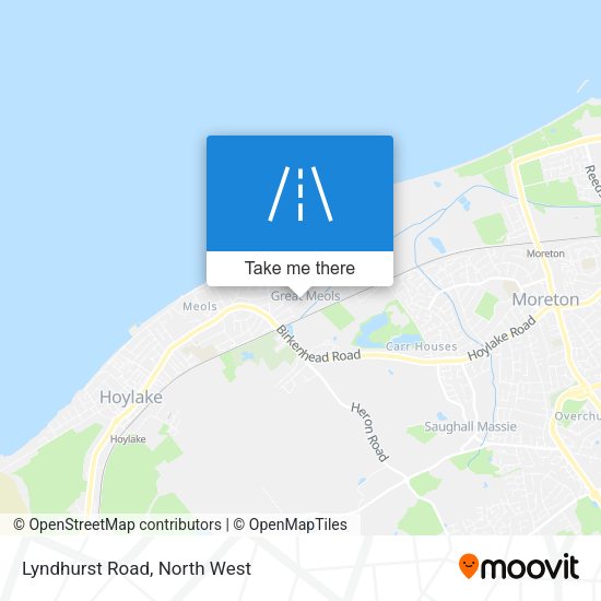 Lyndhurst Road map