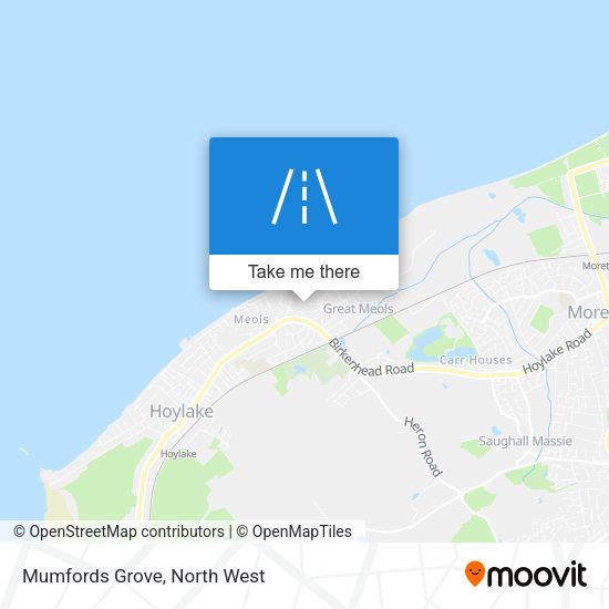 Mumfords Grove map