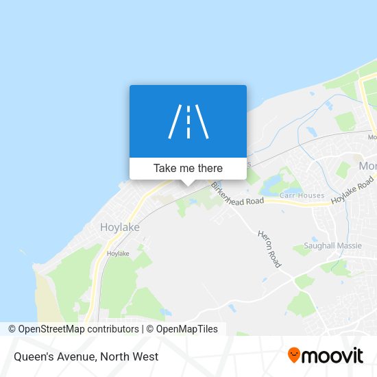 Queen's Avenue map