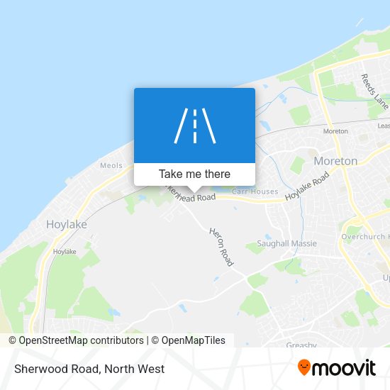 Sherwood Road map