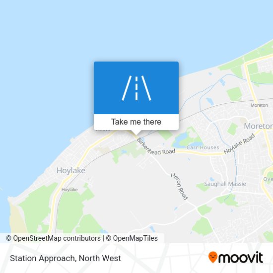 Station Approach map