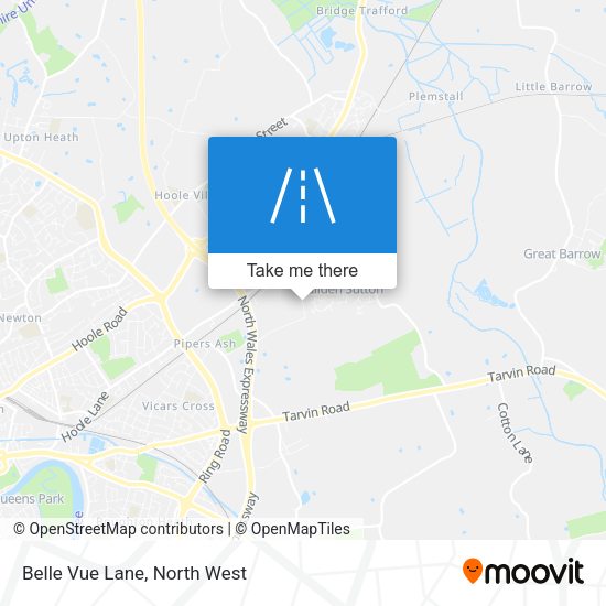 Belle Vue Lane map