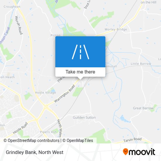 Grindley Bank map