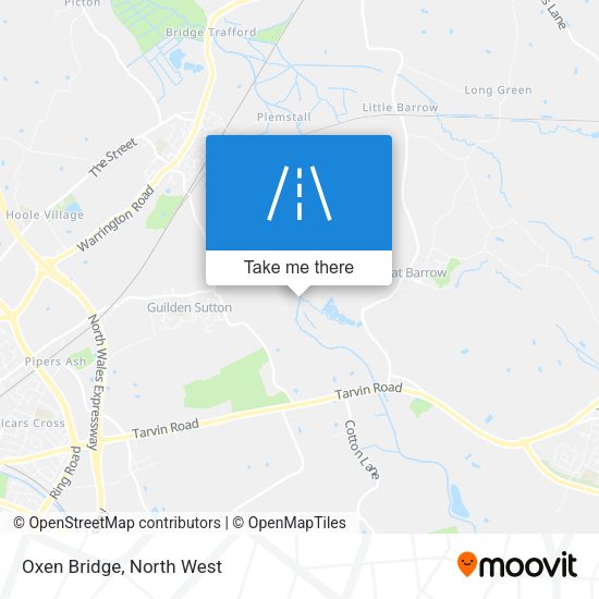 Oxen Bridge map
