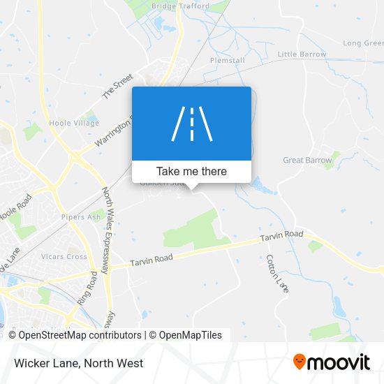 Wicker Lane map