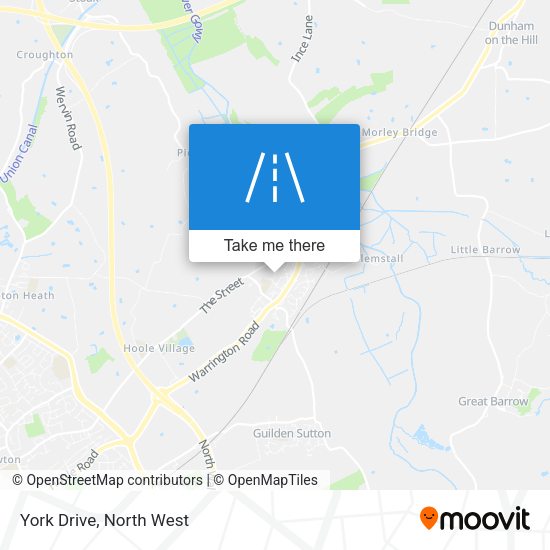 York Drive map