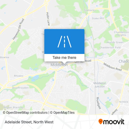 Adelaide Street map