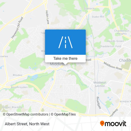 Albert Street map