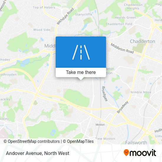 Andover Avenue map