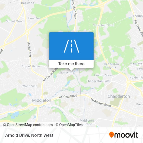 Arnold Drive map