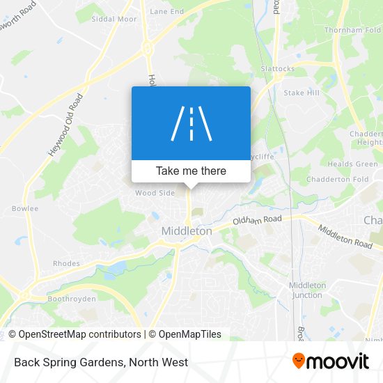 Back Spring Gardens map