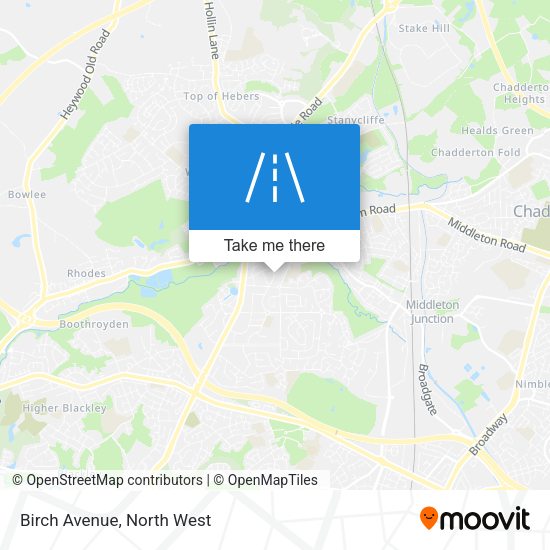 Birch Avenue map
