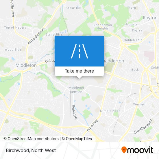 Birchwood map