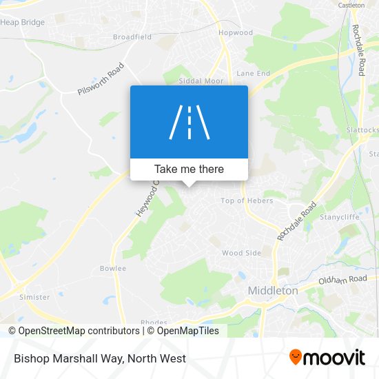 Bishop Marshall Way map