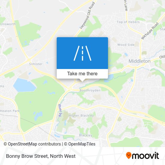 Bonny Brow Street map