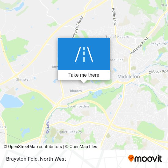 Brayston Fold map