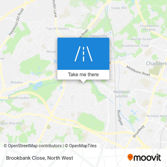 Brookbank Close map