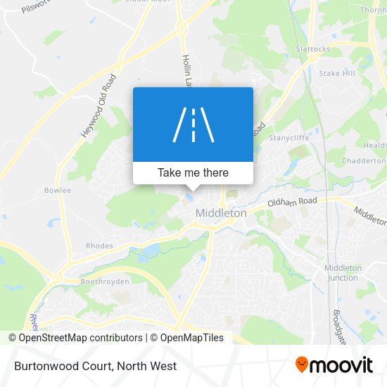 Burtonwood Court map