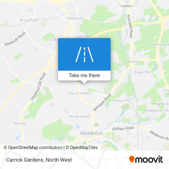 Carrick Gardens map