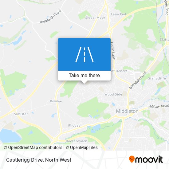 Castlerigg Drive map