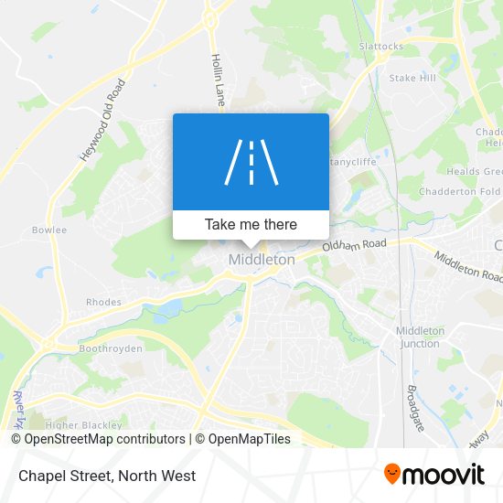Chapel Street map