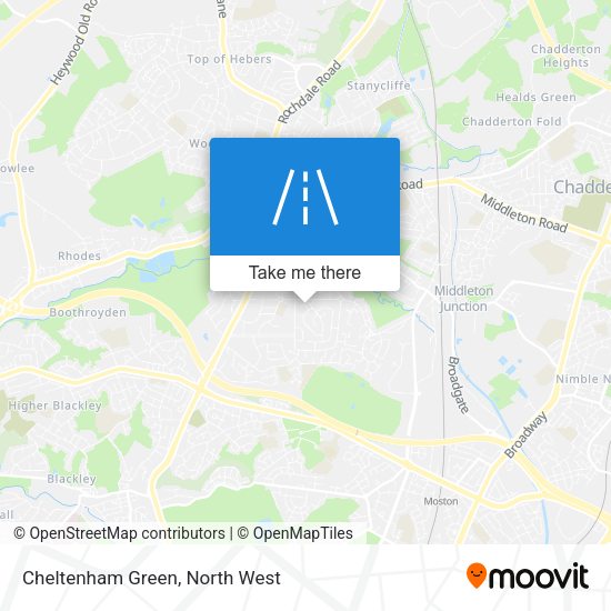 Cheltenham Green map