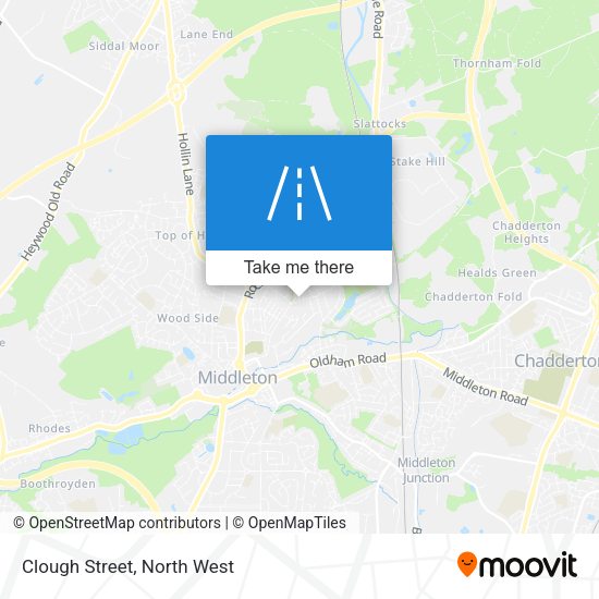 Clough Street map