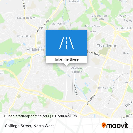 Collinge Street map